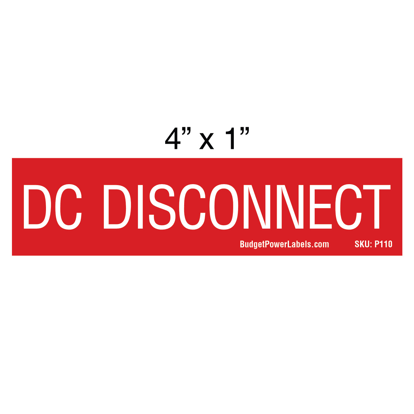 P110 DC Disconnect