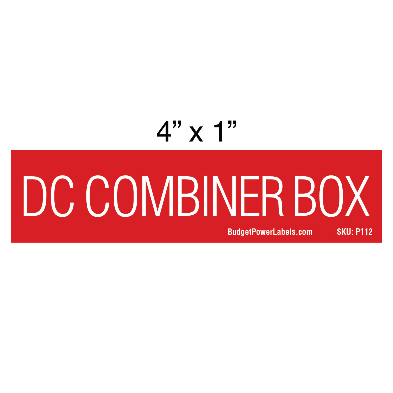 P112 DC Combiner Box