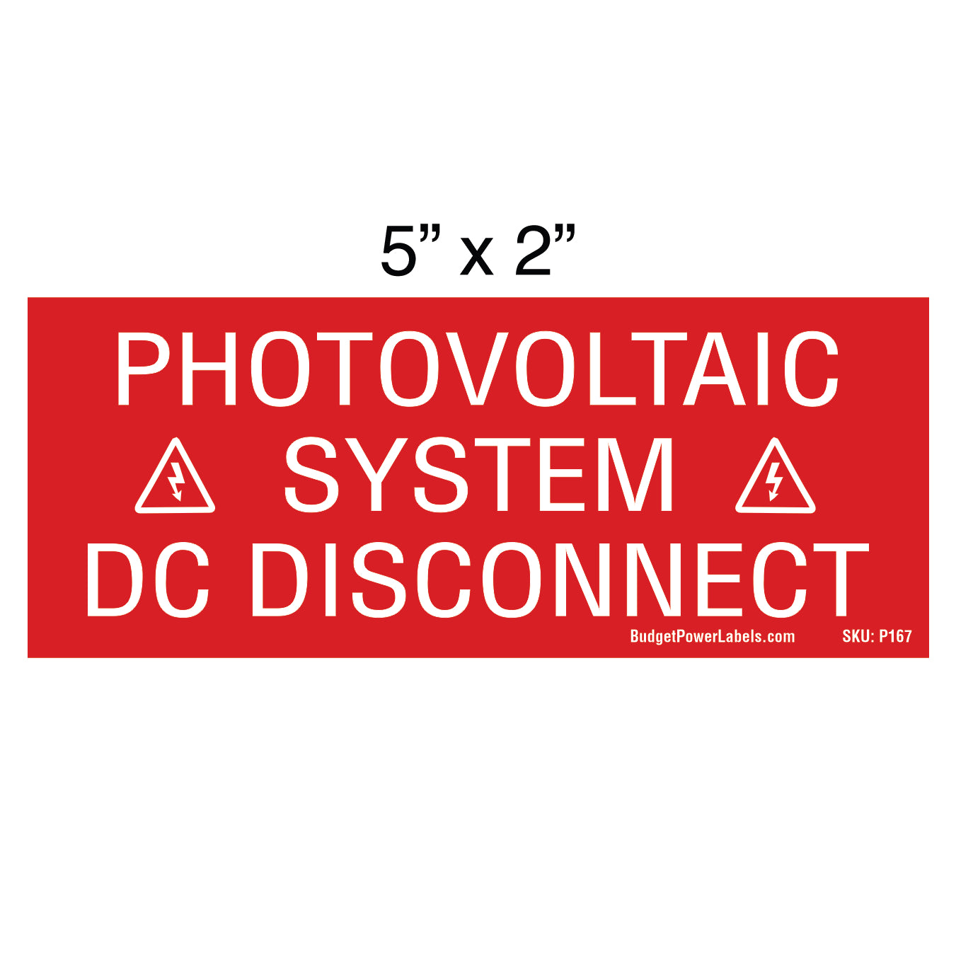 P167 Photovoltaic System DC Disconnect