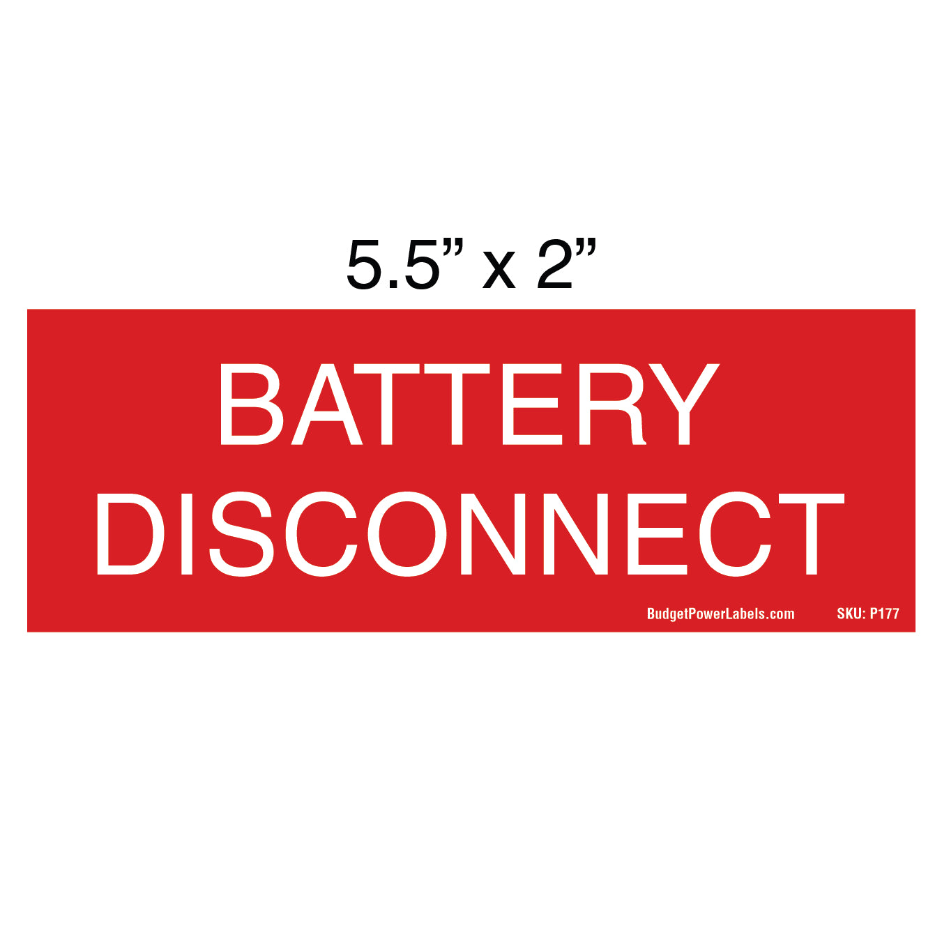 P177 Battery Disconnect
