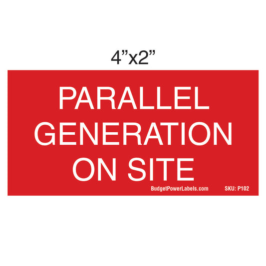 P102 Parallel Generation On Site