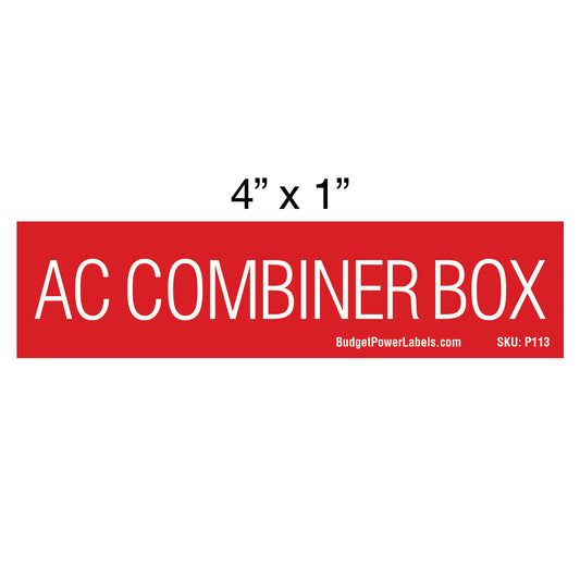 P113 AC Combiner Box