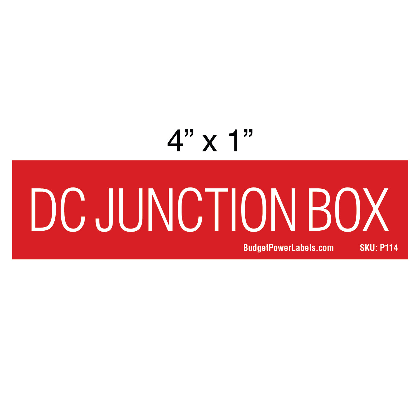 P114 DC Junction Box