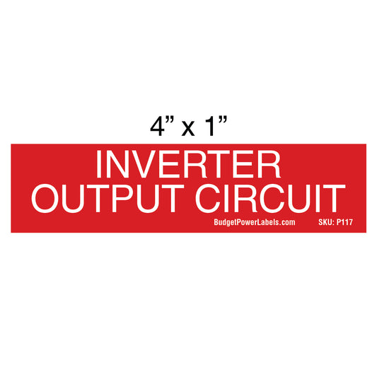 P117 Inverter Output Circuit