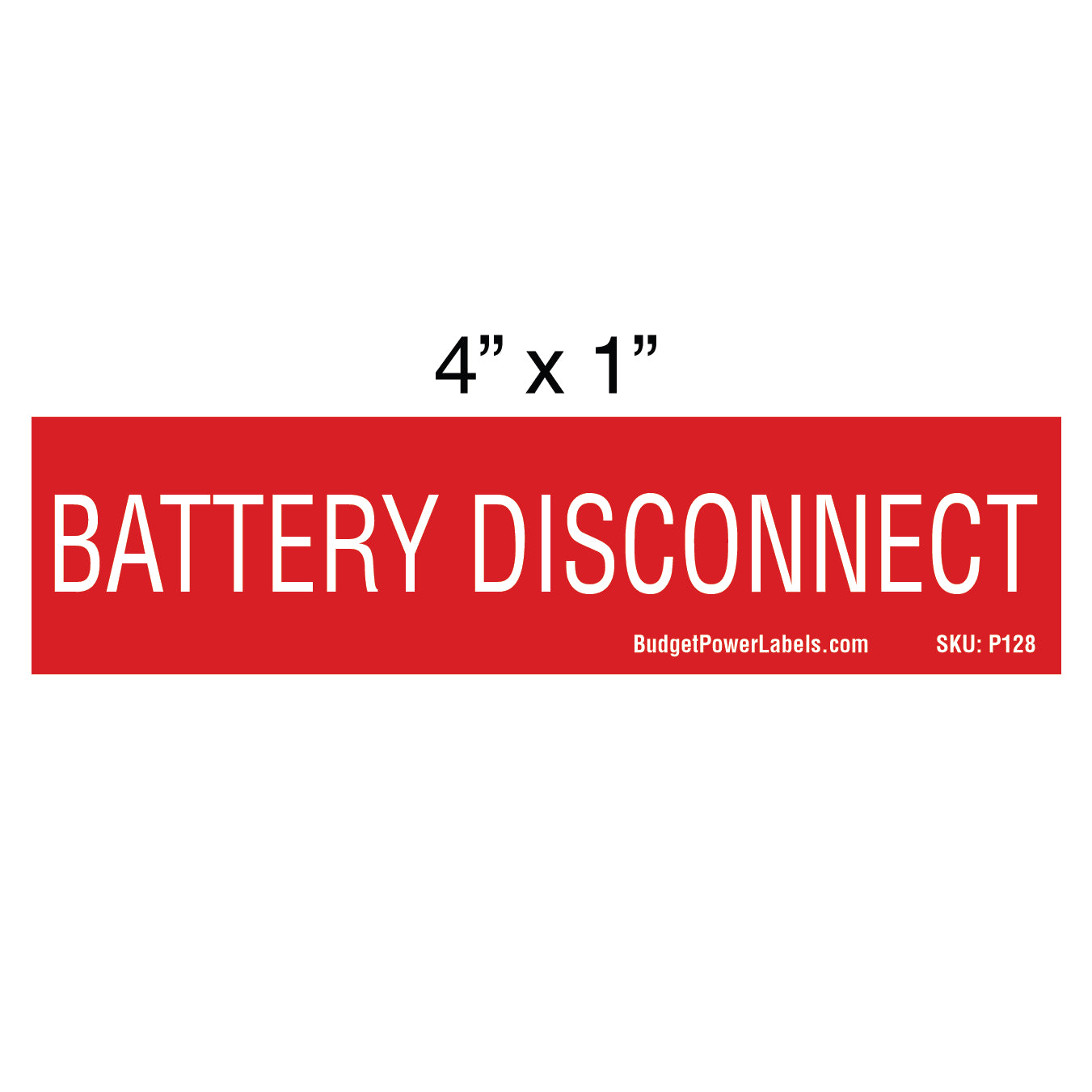 P128 Battery Disconnect