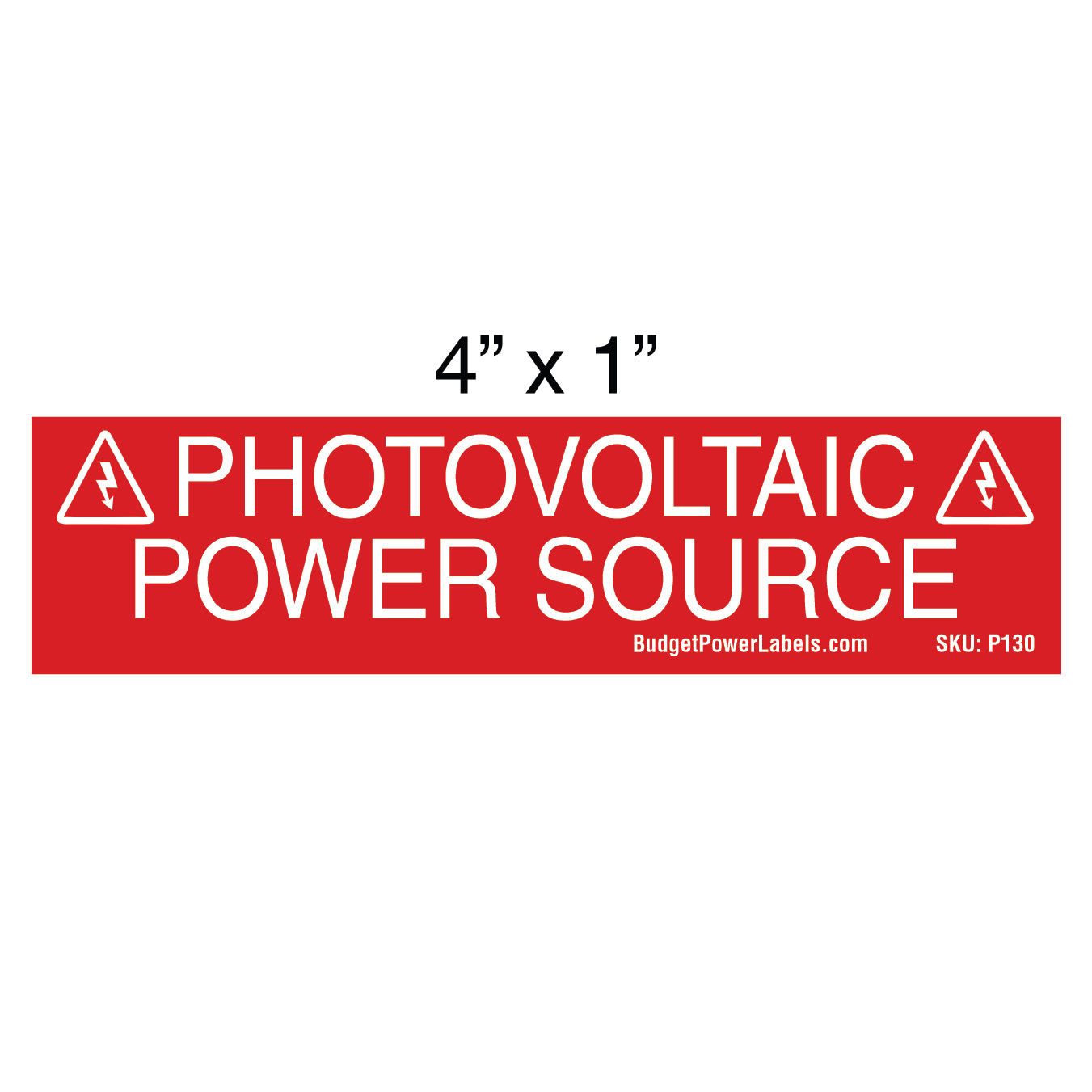 P130 Photovoltaic Power Source