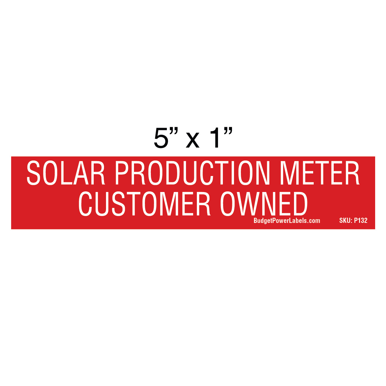 P132 Solar Production Meter