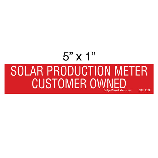 P132 Solar Production Meter