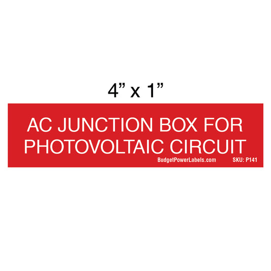 P141 AC Junction Box