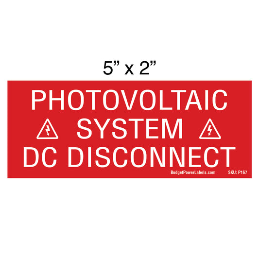 P167 Photovoltaic System DC Disconnect