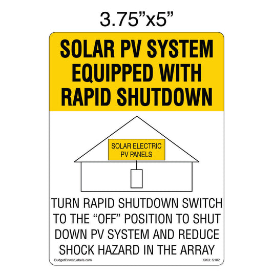 S102 Rapid Shutdown