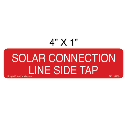 S109 Solar Connection Line Side Tap