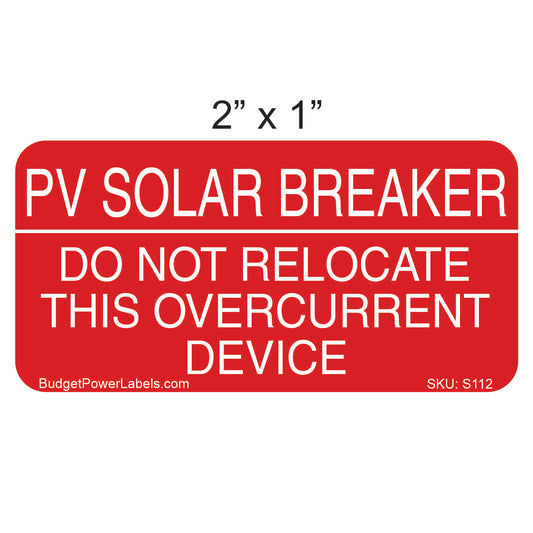 S112 PV Solar Breaker